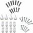 FIJADORES WALL CLIP P-CONCRETO CLOSETMAID 12PZ