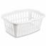 CESTO DE LAVANDERIA RECTANGULAR BLANCO 53 LTS. STERILITE