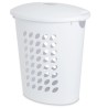 CESTO DE LAVANDERIA BLANCO OVALADO C- TAPA STERILITE