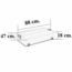 CAJA ALMACENAJE CLEAR VIEW BAJO CAMA STERILITE