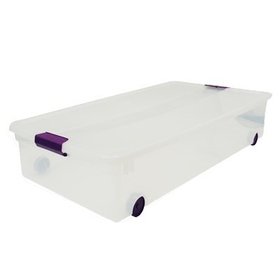 CAJA ALMACENAJE CLEAR VIEW BAJO CAMA STERILITE