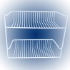 ORGANIZADOR DE 2 NIVELES DE 12 CLOSETMAID