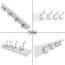 RIEL HD 18 DE 4 GANCHOS BLANCO 129849 LIBERTY