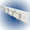 RIEL HD 18 DE 4 GANCHOS BLANCO 129849 LIBERTY