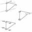 SOPORTE ESCUADRA DE BARRA P/CLOSET CLOSETMAID