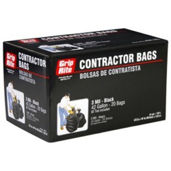 BOLSA PLAST 42 GL CONTRATISTA C-20 GRIP RITE.