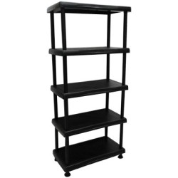 ESTANTE MILAN PLASTICO NEGRO DUNA