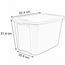 CAJA ALMACÉN CON TAPA AZUL ACUARIO 38 LTS STERILITE