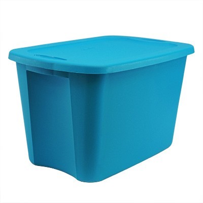 CAJA ALMACÉN CON TAPA AZUL ACUARIO 38 LTS STERILITE