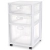 UNIDAD DE 3 CAJONES ULTRA STERELITE BLANCO.