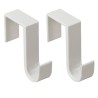GANCHOS SOBRE PUERTA PLAST 2-PK