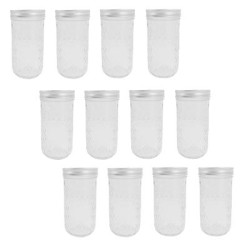 FRASCOS QUILTED JELLY JAR 12oz (355ml) B.R. 12-PK BALL