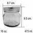 FRASCOS ELITE 16oz (473ml) 4-PK BALL