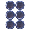 TAPAS Y AROS PARA FRASCOS COLOR MORADO 6-PK BALL