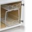 ORGANIZADOR DE 2 NIVELES 14 DESLIZABLES CLOSETMAID BLANCO