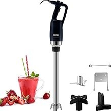 VEVOR Commercial Immersion Blender Variable Speed Heavy Duty Immersion Blender Commercial Hand Mixer 304 Stainless Steel Hand Bl