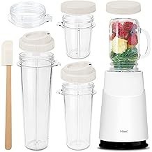 Tribest PB-420WH-A Personal Blender II, Small Blender for Shakes and Smoothies with Portable Blender Cups, White