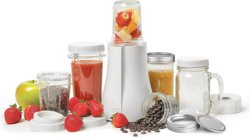 Tribest PB-350XL-A Personal Blender for Shakes and Smoothies with Portable Blender Cups, White, 5 x 5 x 16.25 inches