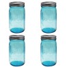 FRASCOS PARA ENVASE AZUL BALL 32oz (946 ml) BOCA ANCHA 4PK