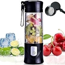 Portable Blender, USB Travel Juice Cup Baby Food Mixing Juicer Machince with Updated 6 Blades with Powerful Motor 4000mAh Rechar