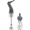 Robot Coupe MMP190COMBI Variable-Speed Mini Power Mixer Immersion Blender with 8-Inch ArmShaft and 7-Inch Whisk, 120-Volts, Grey