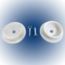 SOPORTE P/TUBO ROPERO PLAST 2-PK 69000
