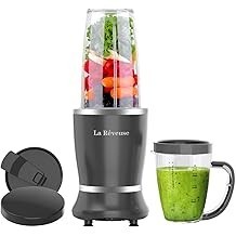 La Reveuse Personal Size Blender 250 Watts Power for Shakes Smoothies Seasonings Sauces with 1 Piece 15 oz Cup,1 Piece 10 oz Mug