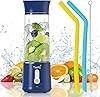 Mezcladora Portátil Taza, TastLi Personal Smoothie Blender para Batidos y Batidos, con Botellas Blender de 17 oz, Inalámbrica, U