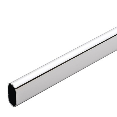 TUBO PARA CLOSET OVALADO CROMADO 30 mm HAFELE