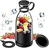 Licuadora portátil OTPEIR para batidos y batidos con tapa y taza de viaje de 11,83 Oz, cuchillas duraderas de acero inoxidable p