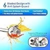 Mezcladora de inmersión manual Asani 5 en 1, licuadora adhesiva antisalpicaduras con filtro de leche, batidor de huevos, amolado