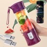 Portable USB Juicer Blender,Travel Juice Cup Baby Food Mixing Machince with Powerful Motor 4000mAh Rechargeable Battery Mini ble