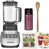 Paquete de licuadora Cuisinart Velocity Ultra 7.5 de 1-HP con vaso de acero inoxidable de pared doble de servicio simple de 12 o