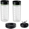 Braun BRSK002 TriForce Smoothie2Go blending set, Black