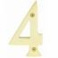 NUMERO PARA CASA 4 LATON SOLIDO 4 HY-KO.