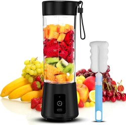 Portable Blender, YKSINX Personal Mini Blender Smoothies and Shakes USB Rechargeable Juicer Cup Travel Handheld Fresh Juice Blen