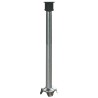 Waring Commercial WSB70ST, eje de licuadora de inmersión de acero inoxidable de 21 pulgadas, negro / plateado