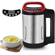 Potlimepan Soup Maker 1.6 L, Makes 3-4 servings, Hot Blender, Cooking Blender, Soy, Almond, Nut, Vegan Milk Maker Machine, Purée