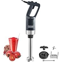 VEVOR 500W 12 Inch Heavy Duty Hand Mixer, Variable Speed Stick Mixer with 304 Stainless Steel Blade, Multi-Purpose Portable Mixe
