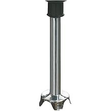 Eje de licuadora de inmersión de acero inoxidable WSB55ST comercial Waring, 14 pulgadas, negro / plateado