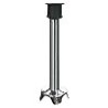 Eje de licuadora de inmersión de acero inoxidable WSB55ST comercial Waring, 14 pulgadas, negro / plateado