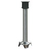 Eje de licuadora de inmersión de acero inoxidable WSB55ST comercial Waring, 14 pulgadas, negro / plateado