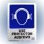 LETRERO USE PROTECTOR AUDITIVO 25x36 cm. HY-KO