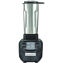 Hamilton Beach Commercial 32 Oz Stainless Steel Rio Bar Blender, 1.6 HP, Black HBB255S