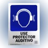 LETRERO USE PROTECTOR AUDITIVO 25x36 cm. HY-KO