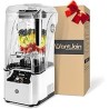 WantJoin Commercial Professional Blender With Shield Quiet Sound Enclosure 2200W Industries Strong and Quiet Professional-Grade 