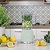 SMEG 50's Retro NEW Countertop Blender con 4 Presets y 4 Ajustes de Velocidad con 6 Cup BPA Free Titan Renew JUG (Pastel Green)