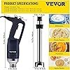 Licuadora de inmersión comercial VEVOR 750W con velocidad variable, hoja de acero inoxidable y mango ergonómico: perfecta para m
