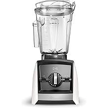 Vitamix White A2500 Ascent Series Smart Blender, Professional-Grade, 64 oz. Low-Profile Container, 64 fl oz