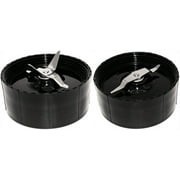 Blendin Replacement Cross and Flat Blades,Compatible with Magic Bullet MB1001 Blenders